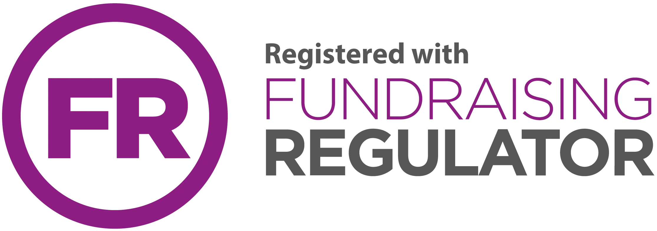 We are registered with the Fundraising Regulator