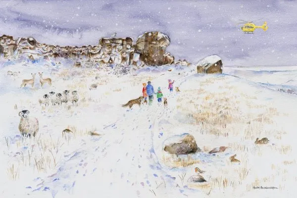 Ilkley Moor illustration for YAA