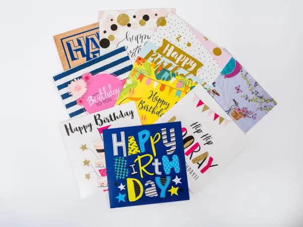 birthday card pack