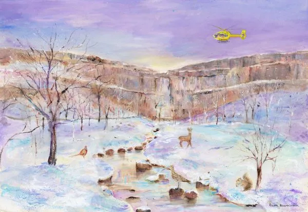 Malham Cove Christmas Card