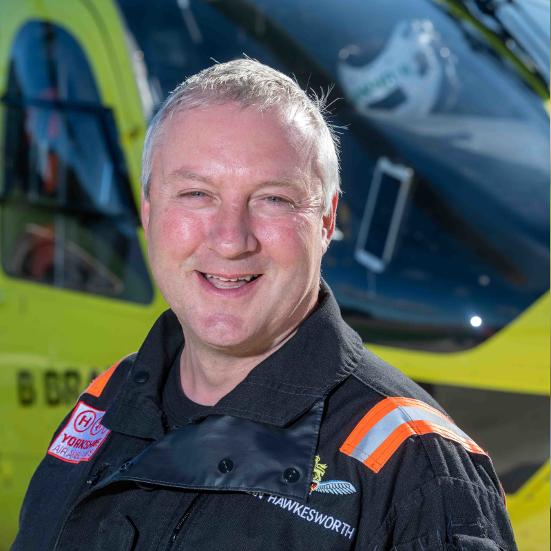 Image of Yorkshire Air Ambulance Pilot Colin Hawkesworth