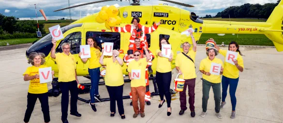 Image showing Yorkshire Air Ambulance volunteers